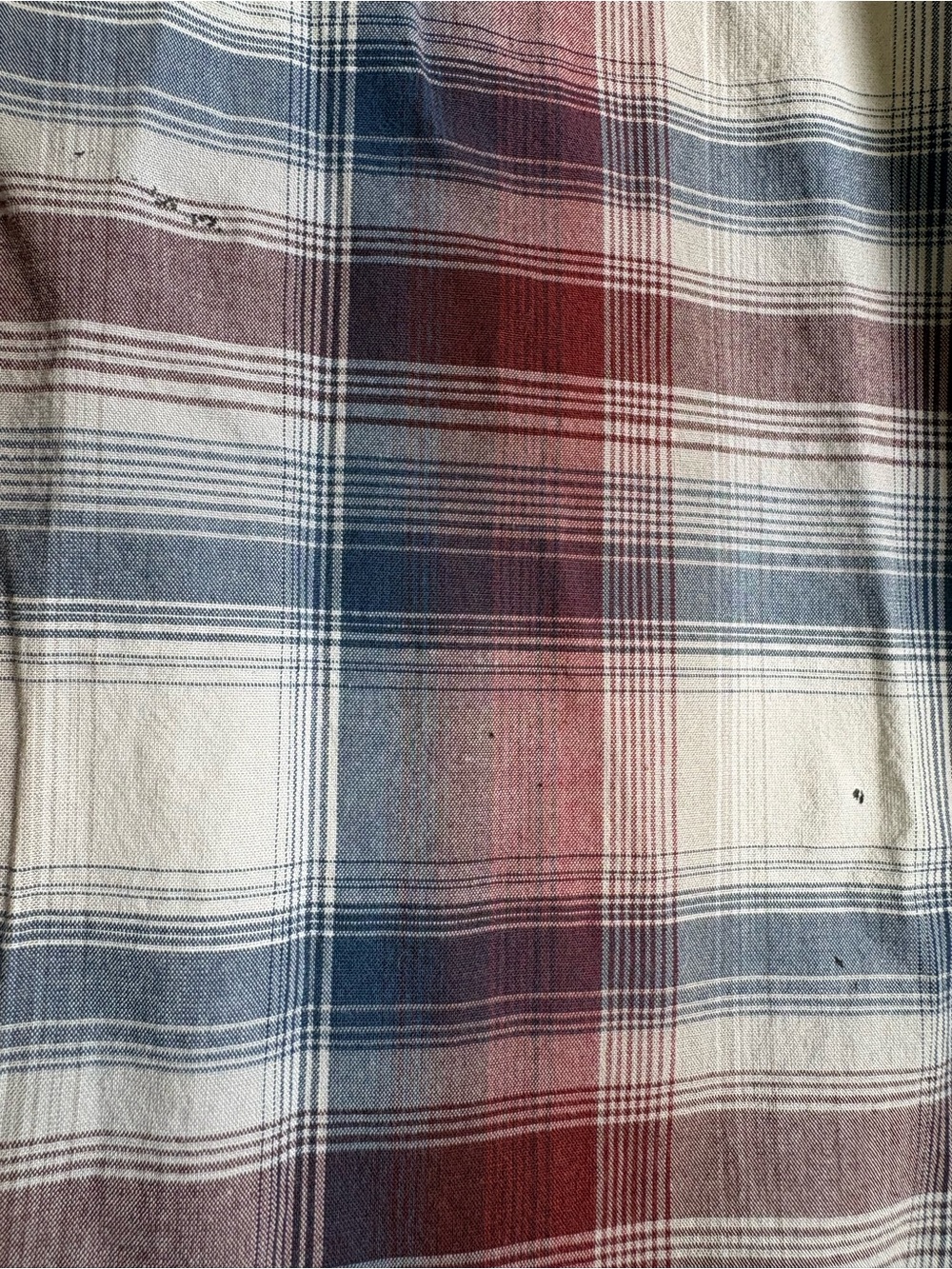 Carhartt Plaid Work Shirt Mens XL Short Sleeve Button Up Red Blue - Picture 9 of 9